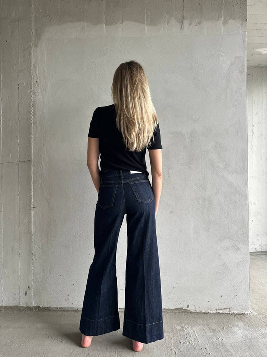 Trapéz Farmernadrág - Blu