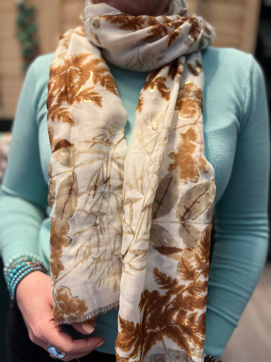 Mintás kendő - Cammel