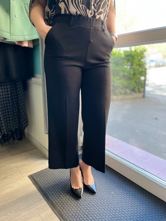 Bővülő szárú nadrág - Nero