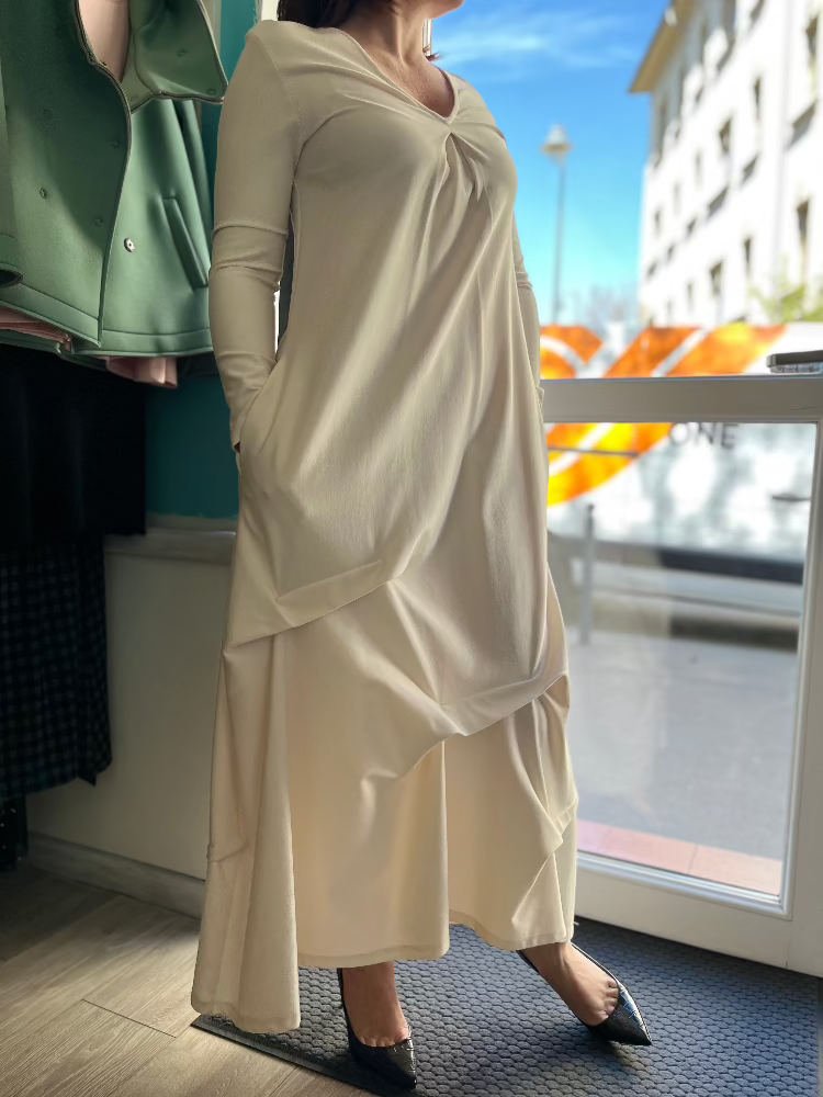 Hosszú ujjú maxi ruha - Panna