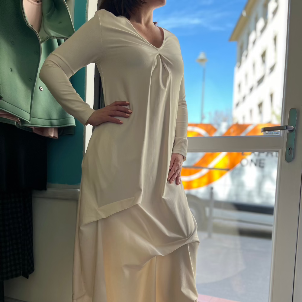 Hosszú ujjú maxi ruha - Panna