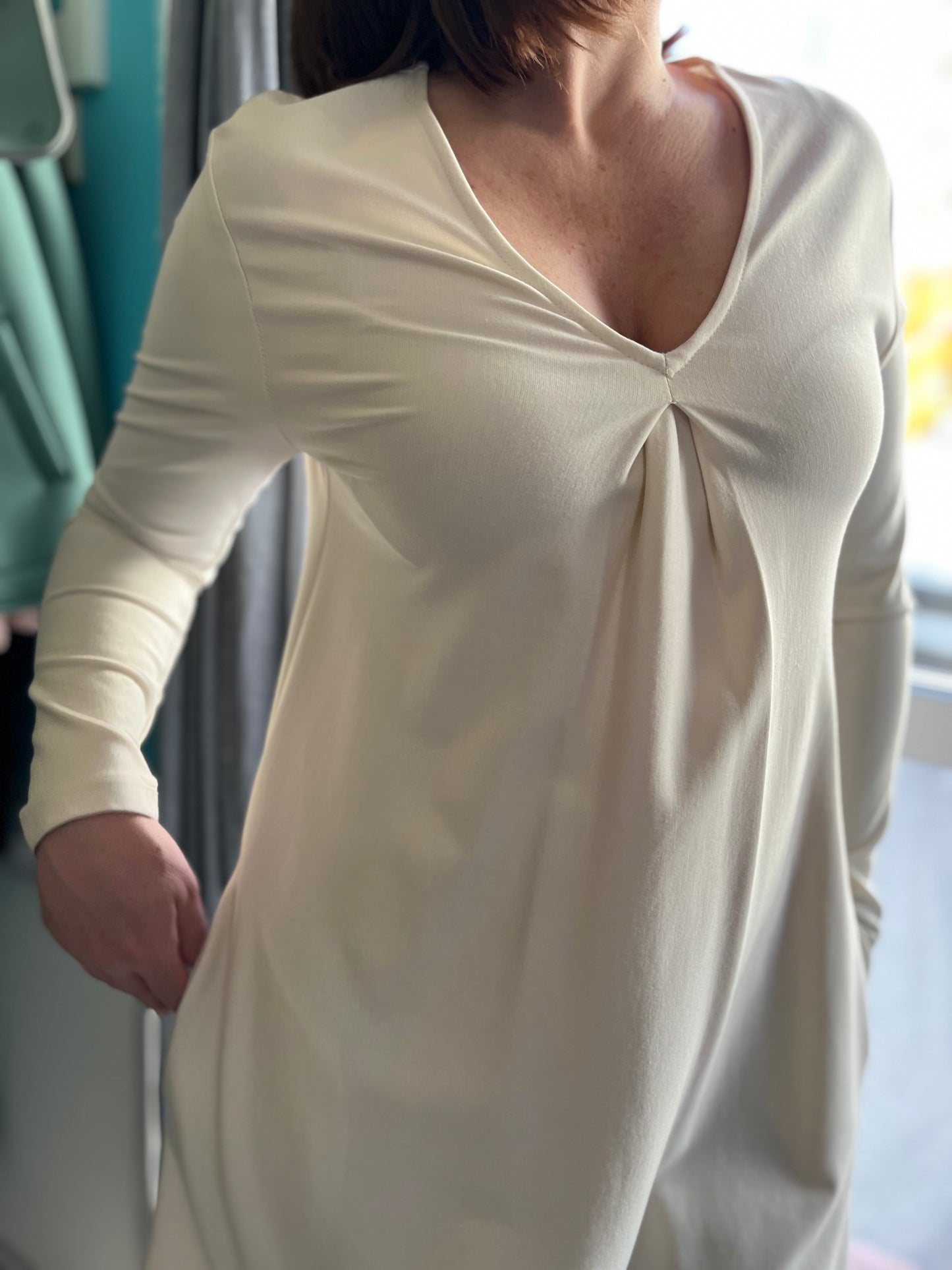 Hosszú ujjú maxi ruha - Panna