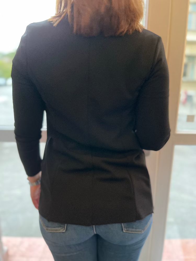 Szűk szabású blézer - Nero