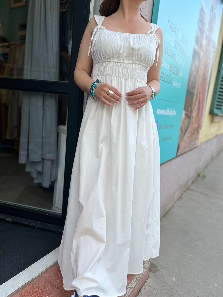 Ujjatlan Maxi Ruha - Bianco