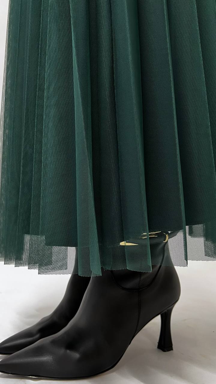 Tüllszoknya - Verde