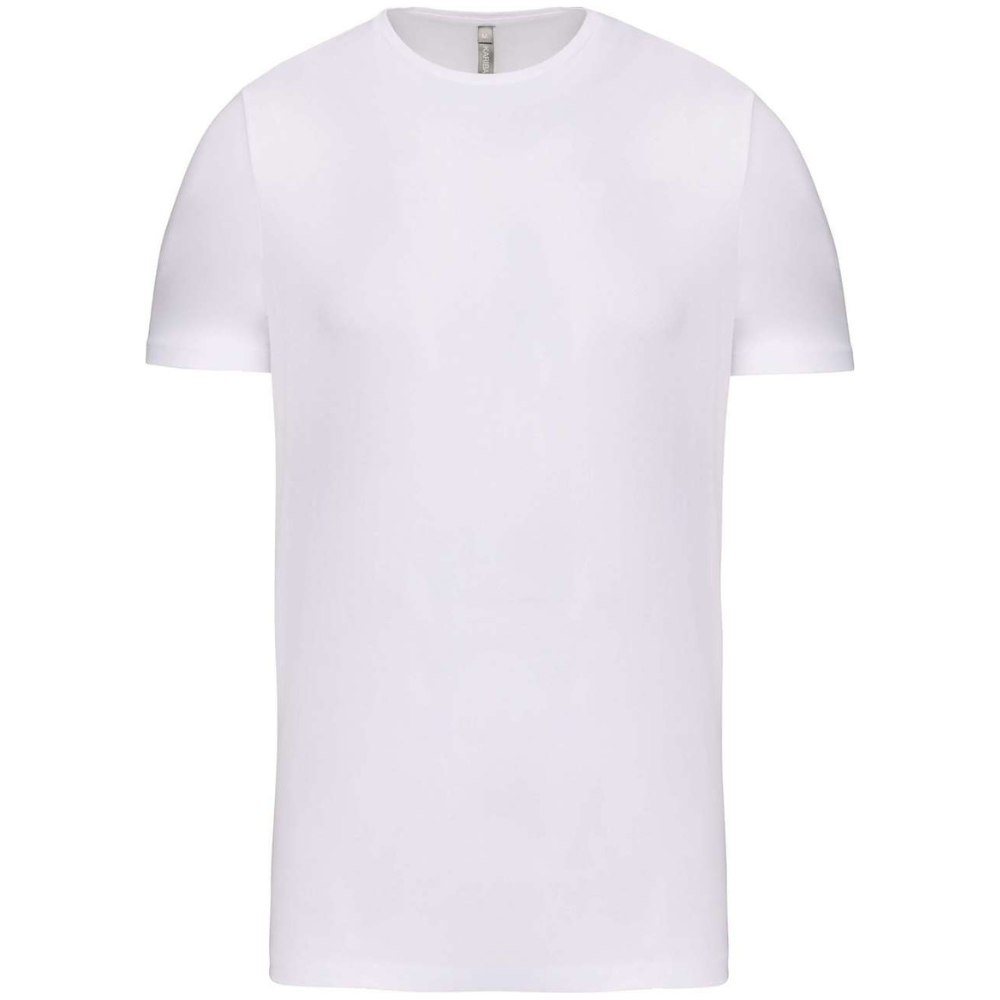 Férfi környakú pamut póló