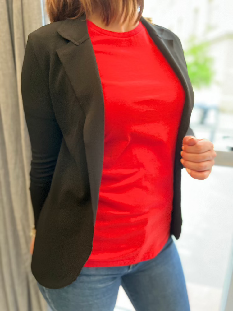 Szűk szabású blézer - Nero