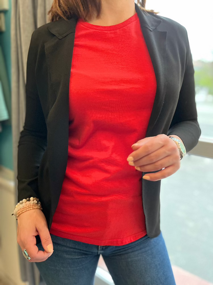 Szűk szabású blézer - Nero