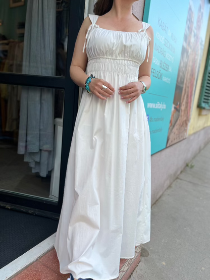 Ujjatlan Maxi Ruha - Bianco