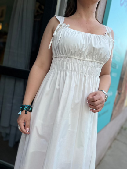 Ujjatlan Maxi Ruha - Bianco